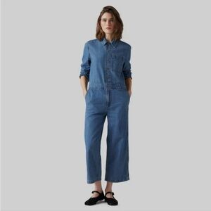 🌻NEW w/tag Levi’s Medium Wash Short Sleeve Heritage Jumpsuit Size Small